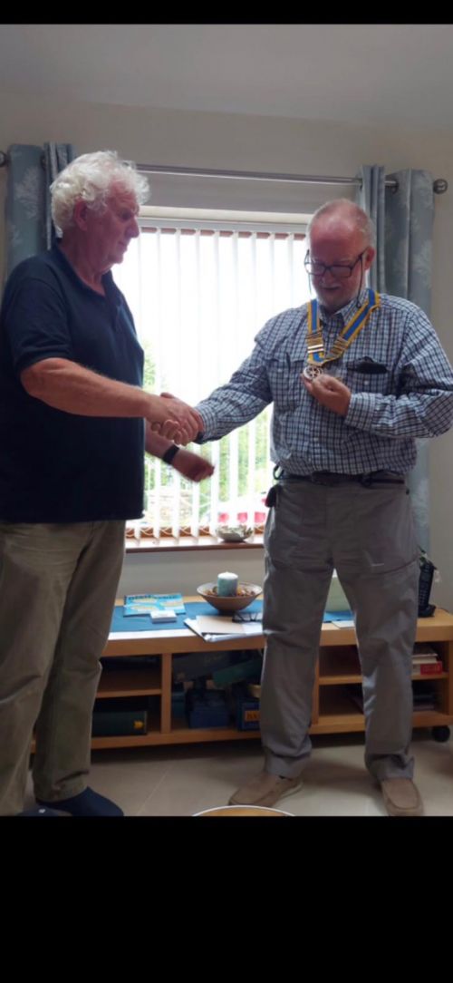 Handover to new President Niall Carson Handover to new President Niall Carson